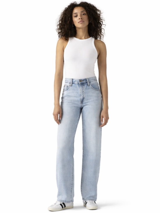 Levi's Denim - Levi's Baggy Dad Women's Jeans 27x32 "Fan Flare" Light Wash NWT